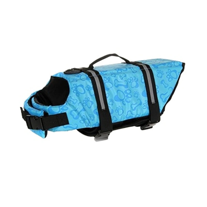 Dog Life Jacket for Large Dogs - Reflective Adjustable Safety Vest for Swimming, Surfing, and Sailing