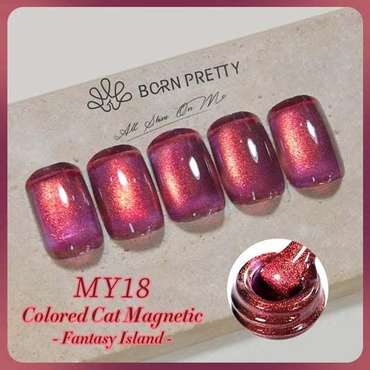 BORN PRETTY Fantasy Colored Cat Magnetic Gel Nail Polish 10ml