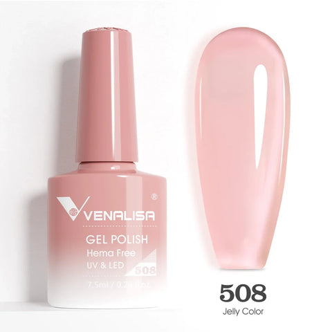 Venalisa VIP5 HEMA FREE Jelly Pink Nude Collection Nail Gel Polish