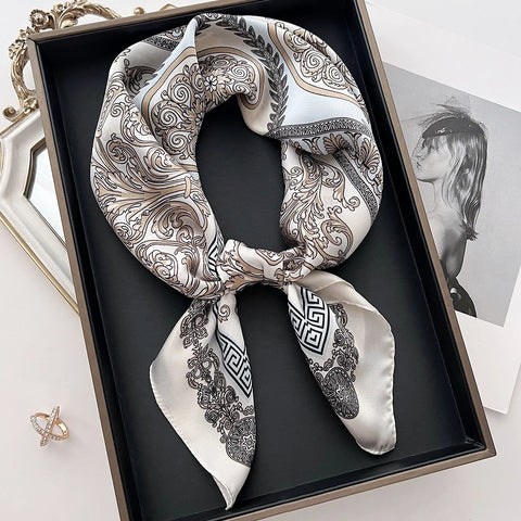 Luxury Silk Feeling Scarf for Women