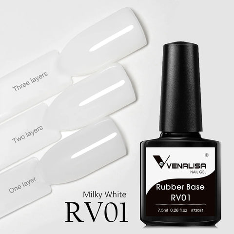 Venalisa Rubber Base Jelly Pink Color Gel Nagellak VIP4