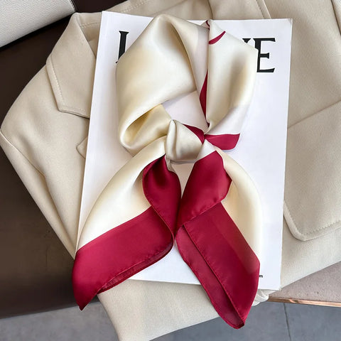 Luxury Silk Feeling Scarf for Women