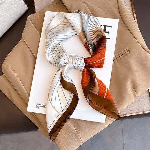 Luxury Silk Feeling Scarf for Women