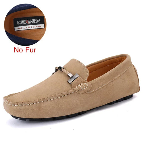 DEKABR Handgemaakte Heren Loafers Luxe Echt Lederen Casual Schoenen