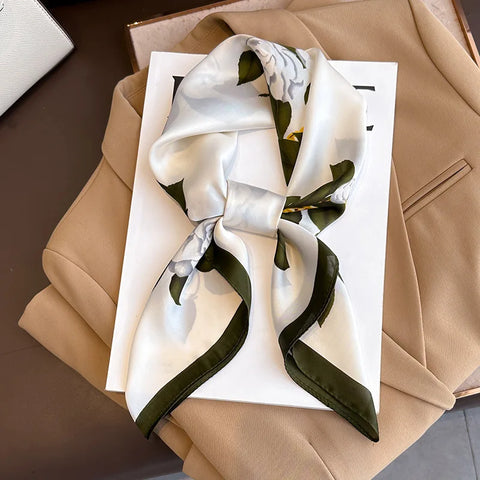 Luxury Silk Feeling Scarf for Women