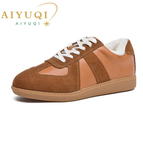 AIYUQI Dames Sneakers van Echt Leer 2025