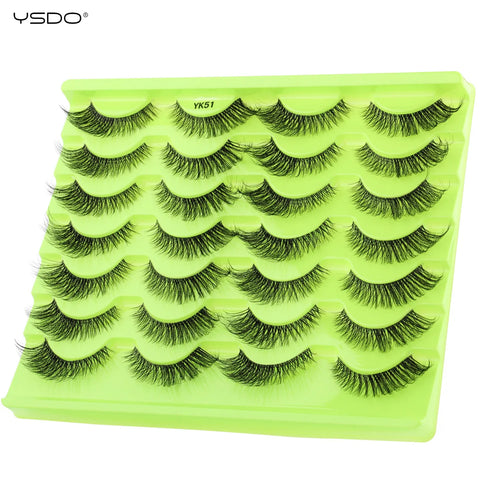 Half Eyelashes - Natural Faux Mink Cat Eye Lashes