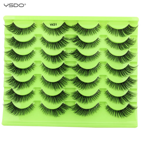 Natural Mink Half Eye Lashes - 5/10/14/20 Pairs