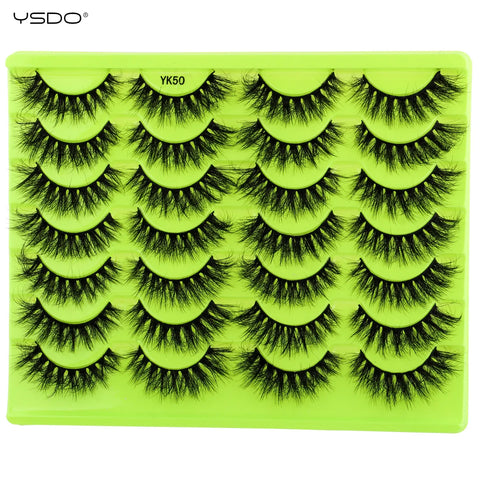 Natural Mink Half Eye Lashes - 5/10/14/20 Pairs
