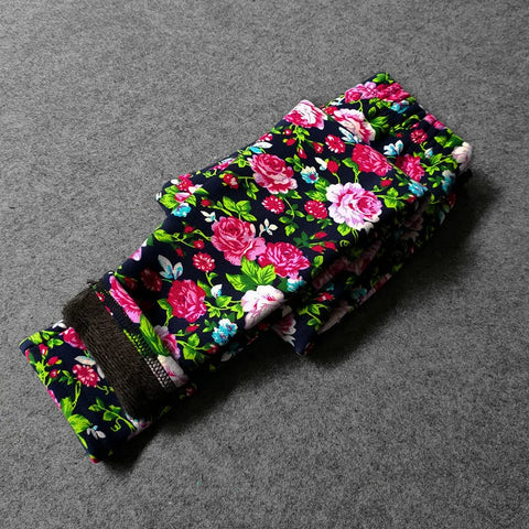 Spring Autumn Girls Fleece Leggings