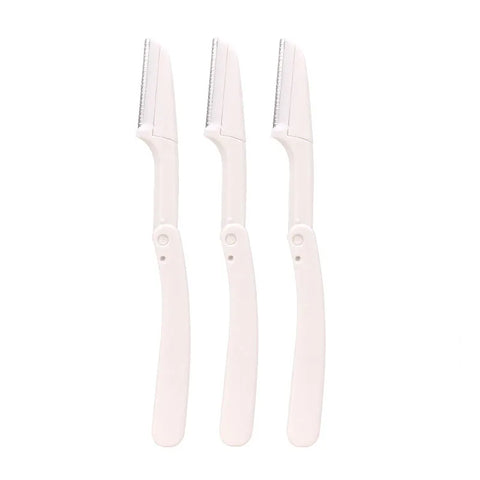 Karsyngirl 3pcs Fold Eyebrow Trimmer Kit – Makeup Tools for Effortless Grooming