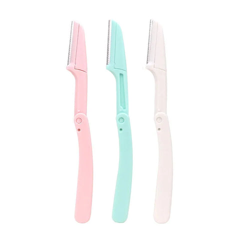 Karsyngirl 3pcs Fold Eyebrow Trimmer Kit – Makeup Tools for Effortless Grooming