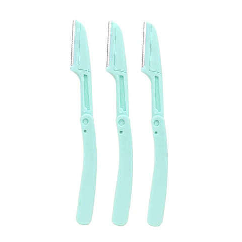 Karsyngirl 3pcs Fold Eyebrow Trimmer Kit – Makeup Tools for Effortless Grooming