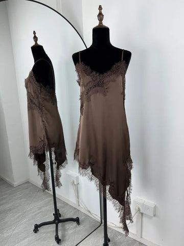 Tossy Sexy Lace Halter Backless Dress for Women - Summer 2025 Slim Bodycon Party Dress