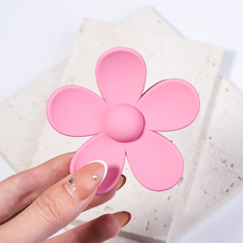 2025 Korea Flower Shape Hair Claw Clip for Women and Girls – Stylish Barrette Crab Hair Clips