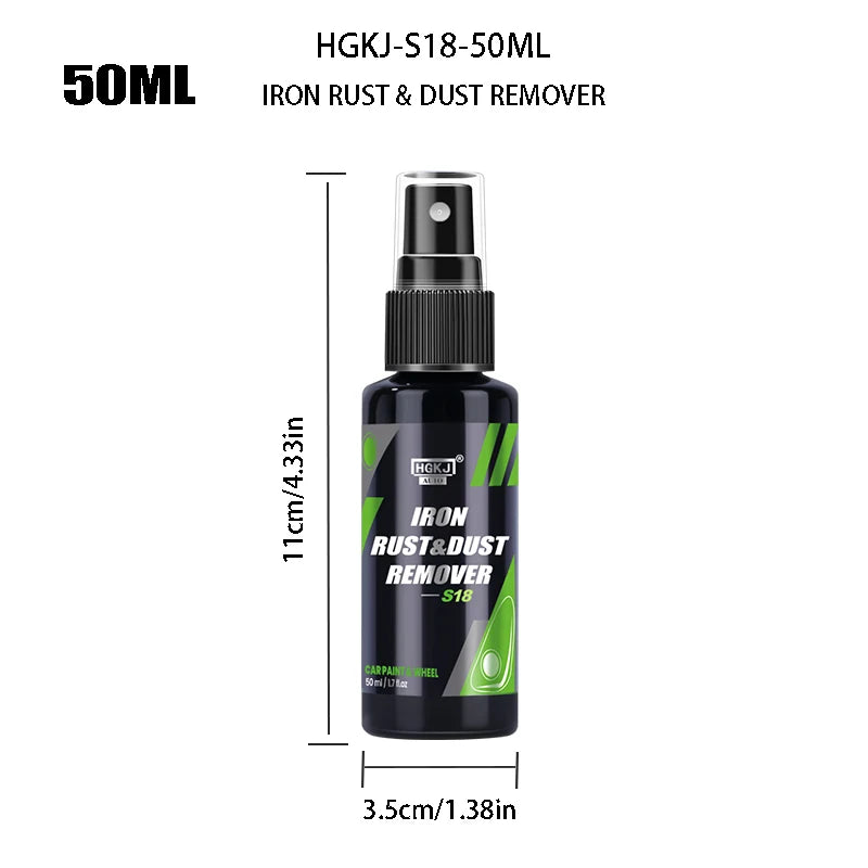 HGKJ Car Paint & Wheel Iron Particles Powder Cleaning Super Rust Dust Remover Spray