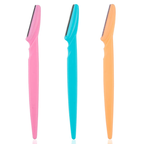Portable Eyebrow Trimmer - 3/4/10Pcs Safety Blade Shaver for Women