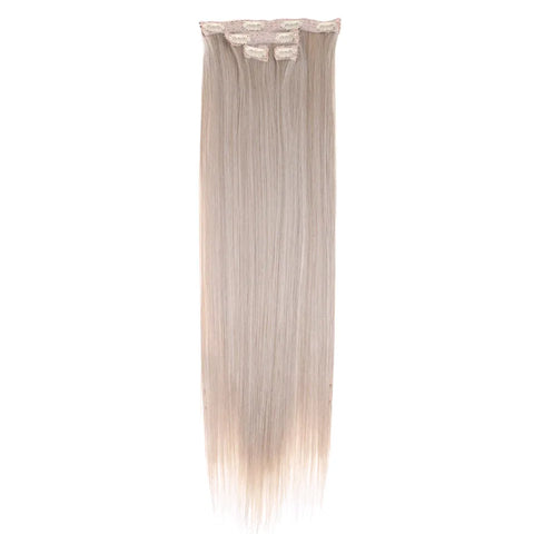 FASHION IDOL 8 Clips In Hair Extensions - Lang Steil Blond 60CM
