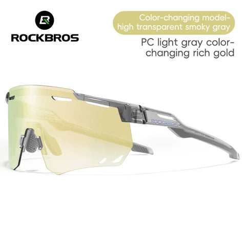 ROCKBROS Fietsbril - Veelzijdige UV400 gepolariseerde sportbril voor MTB, racefietsen, autorijden en golfen