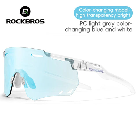 ROCKBROS Fietsbril - Veelzijdige UV400 gepolariseerde sportbril voor MTB, racefietsen, autorijden en golfen
