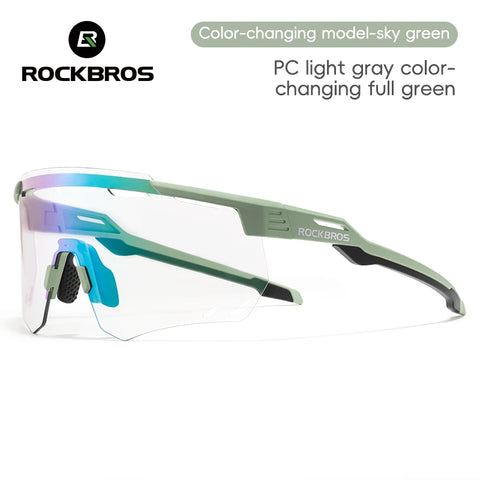 ROCKBROS Fietsbril - Veelzijdige UV400 gepolariseerde sportbril voor MTB, racefietsen, autorijden en golfen