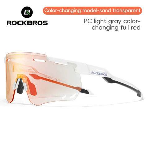 ROCKBROS Fietsbril - Veelzijdige UV400 gepolariseerde sportbril voor MTB, racefietsen, autorijden en golfen