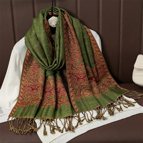 Luxury Autumn Cashmere Pashmina Shawl