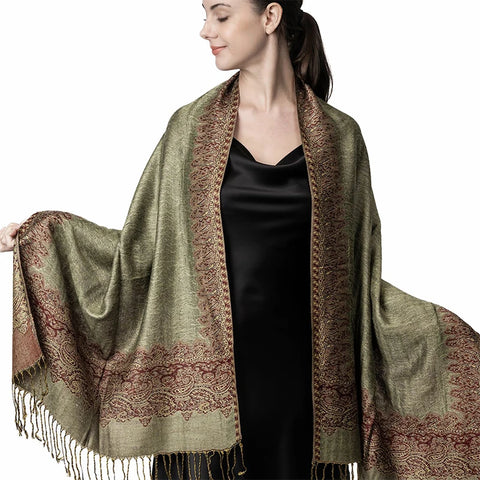 Luxury Autumn Cashmere Pashmina Shawl