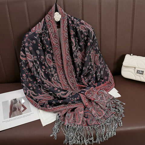 Luxury Autumn Cashmere Pashmina Shawl