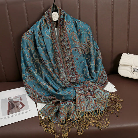 Luxury Autumn Cashmere Pashmina Shawl