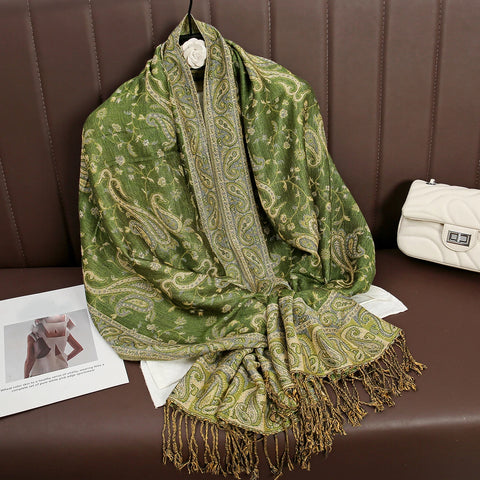 Luxury Autumn Cashmere Pashmina Shawl