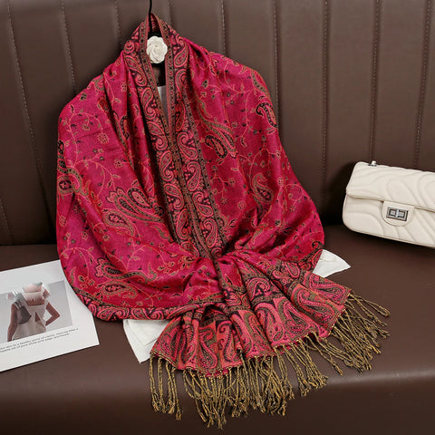 Luxury Autumn Cashmere Pashmina Shawl