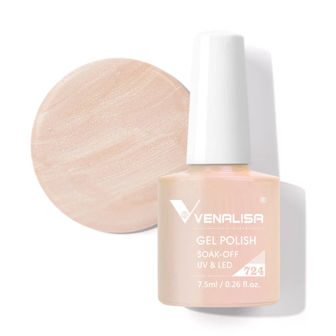 Venalisa HEMA GRATIS Nagelgellak Glitter - French Nail Jelly Pink Nude Collectie