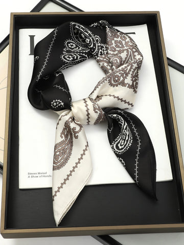 Luxury Square Silk Scarf for Women