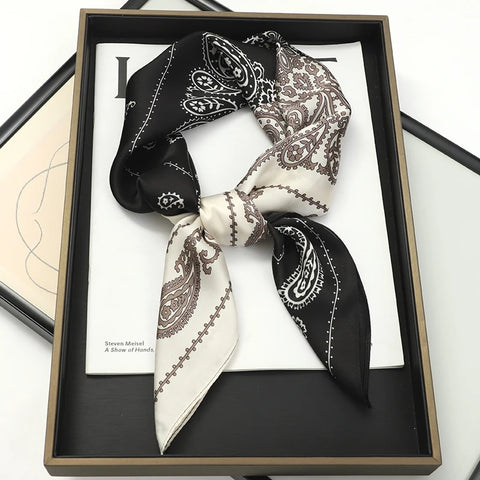 Luxury 2023 Silk Square Scarf for Women