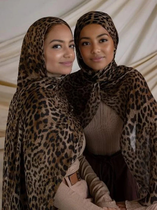 Leopard Print Bohemian Ramadan Hijab