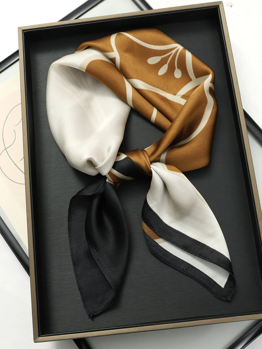 Luxury 2023 Silk Square Scarf for Women