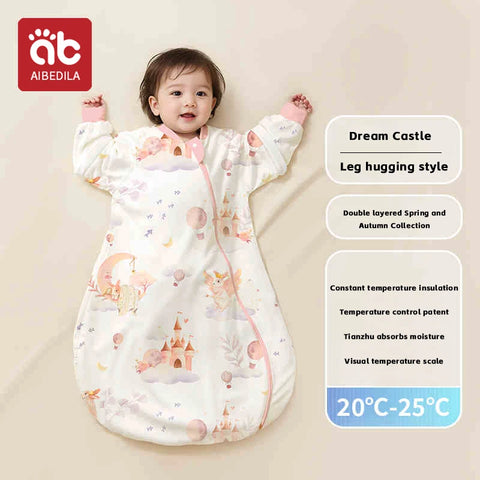 AIBEDILA Baby Sleeping Bag Cartoon Pajamas