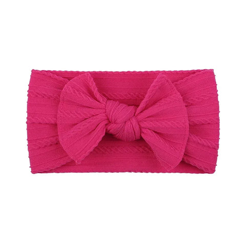 1 stuk pasgeboren babyhoofdband voor meisjes - zachte nylon tulbandstrikken haaraccessoires