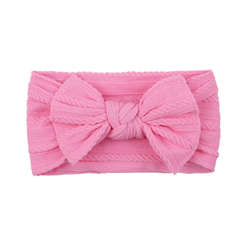 1 stuk pasgeboren babyhoofdband voor meisjes - zachte nylon tulbandstrikken haaraccessoires