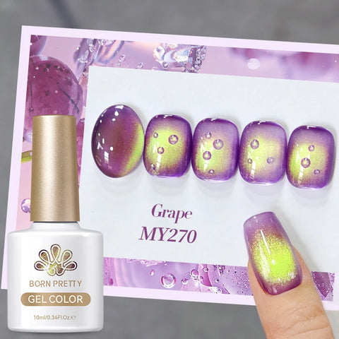 BORN PRETTY 10ml Mint Chocolate Cat Magnetic Gel Nail Polish