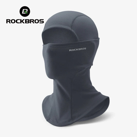 ROCKBROS Winter Cycling Mask - Fleece Thermal Windproof Face Mask for Skiing and Outdoor Sports