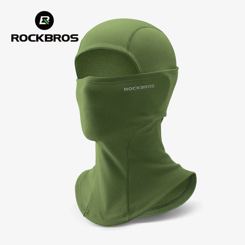 ROCKBROS Winterfietsmasker - Fleece thermisch winddicht gezichtsmasker voor skiën en buitensporten