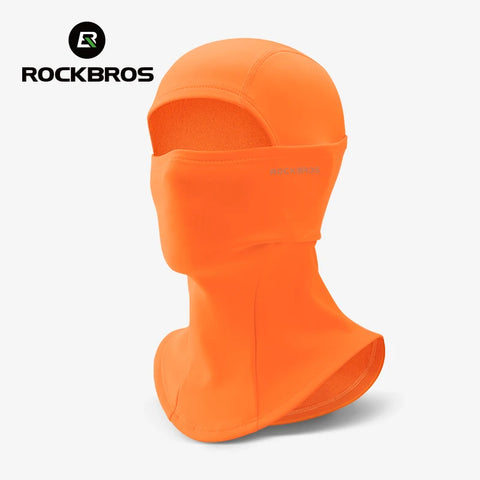 ROCKBROS Winterfietsmasker - Fleece thermisch winddicht gezichtsmasker voor skiën en buitensporten