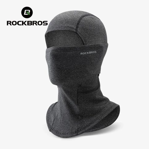 ROCKBROS Winterfietsmasker - Fleece thermisch winddicht gezichtsmasker voor skiën en buitensporten