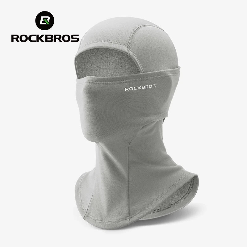 ROCKBROS Winterfietsmasker - Fleece thermisch winddicht gezichtsmasker voor skiën en buitensporten
