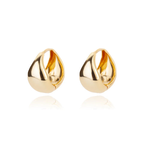 Zircon Starfish Stud Earrings for Women - Gold Stainless Steel Statement Jewelry Gift