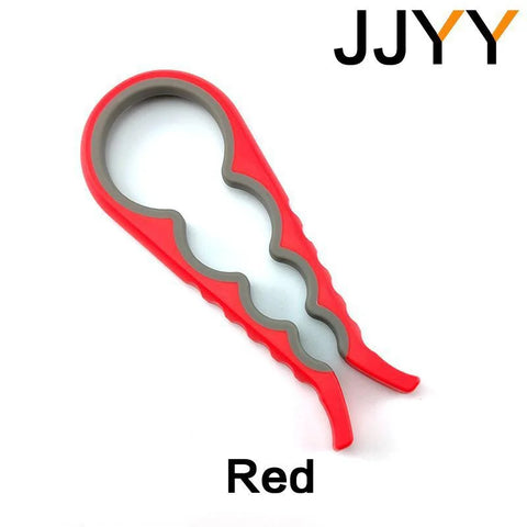 JJYY Multi-functional Home Kitchen Can Opener - Non-slip Twist Bottle Opener Tool