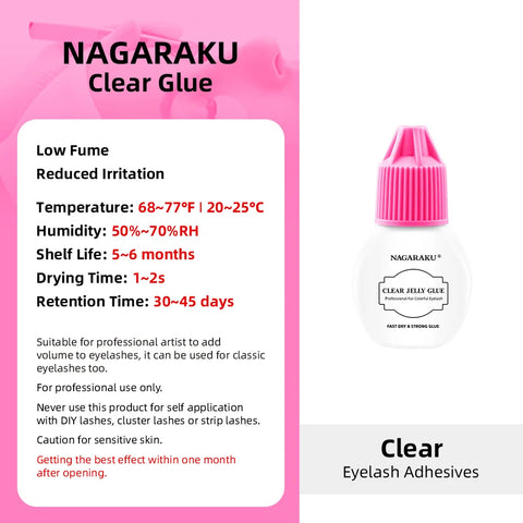 NAGARAKU Differente Glue for Lashes - Low Fume Eyelash Adhesive