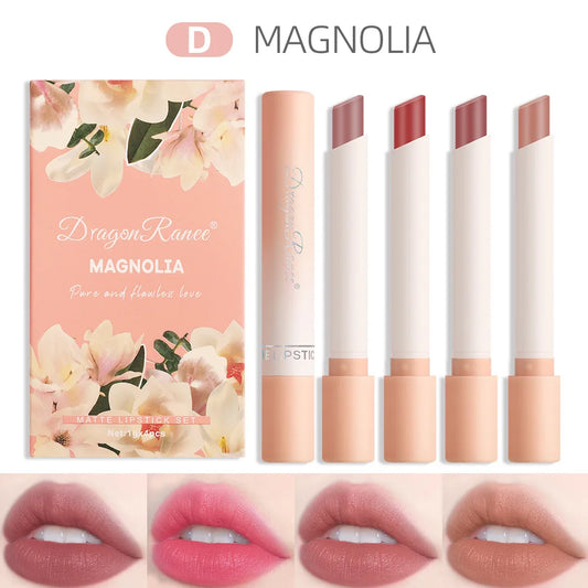 Dragon Ranee 4pcs/Set Matte Lipstick